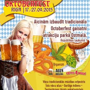 Šonedēļ sākas pasaules lielākā alus festivāla Oktoberfest svinības Rīgā