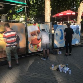 LATVIABEERFEST 2017 tiks izsolīti Latvijas graffiti māklsinieku radītie darbi labdarībai 